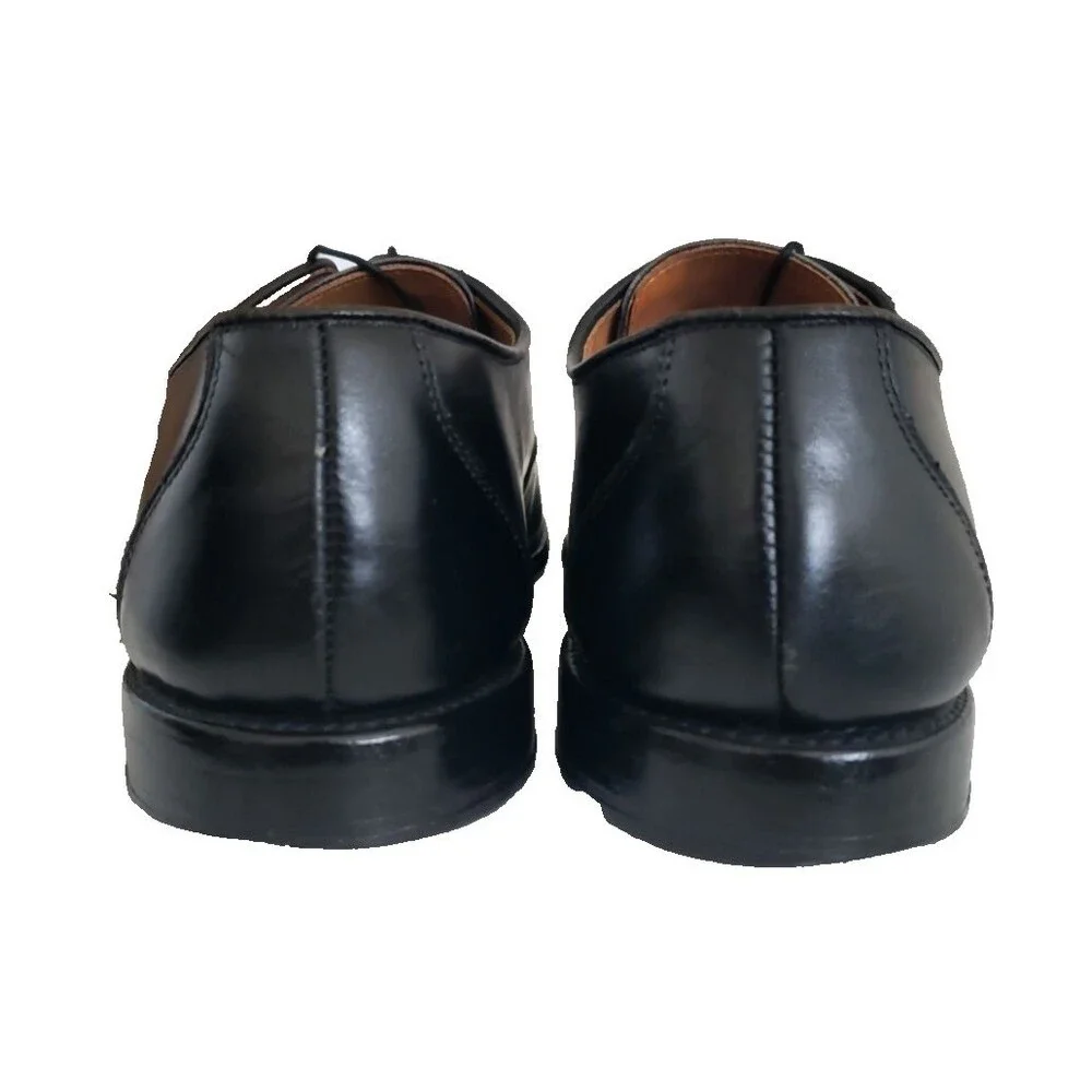 Allen Edmonds Burton Men's Bicycle Toe Dress Shoes Size 12 D Leather Black